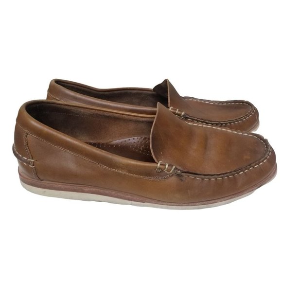 Allen Edmonds Mens 11D Brown Leather Slip On Grand main image 10